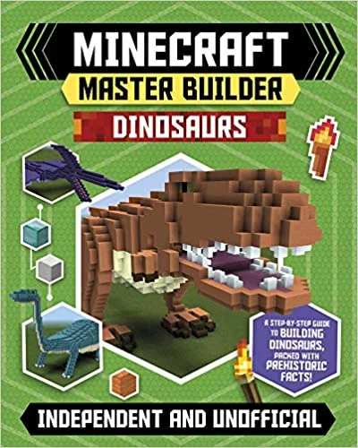 Minecraft Master Builder - Dinosaurs, anglická kniha