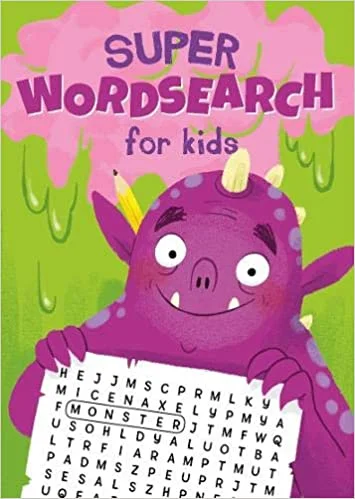 Super Wordsearch for Kids, anglická kniha