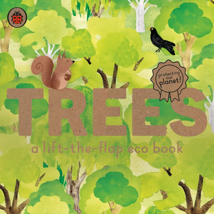 Trees: A lift-the-flap eco book, anglická kniha - eko leporelo