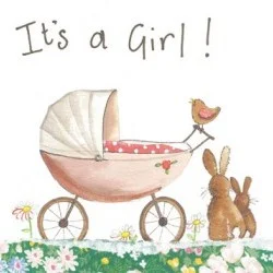 Baby Girl Card S34, prianie