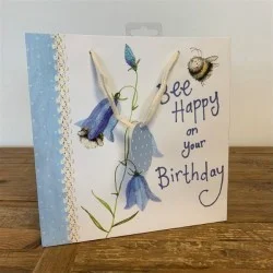 Bee Happy / medium (MB32), darčeková taška