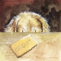 Biscuit Dog Card AC691, prianie