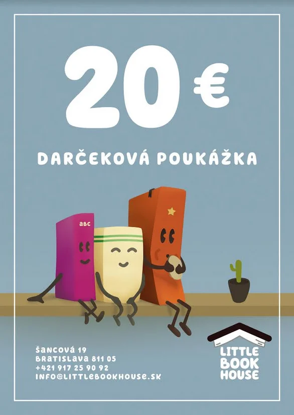 Darčeková poukážka 20 eur (fyzická)