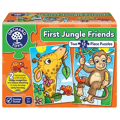 First Jungle Friends Puzzles (12 ks), puzzle