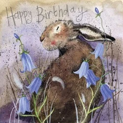 Hare And Bluebells AC604, prianie
