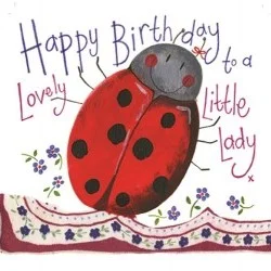 Little Ladybird Birthday Card S116, prianie