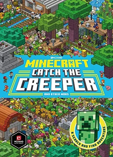 Minecraft Catch the Creeper and Other Mobs : A Search and Find Adventure, anglická kniha