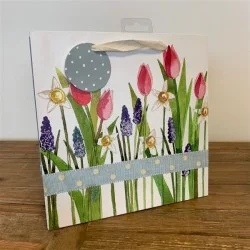 Spring FLowers / medium (MB28), darčeková taška