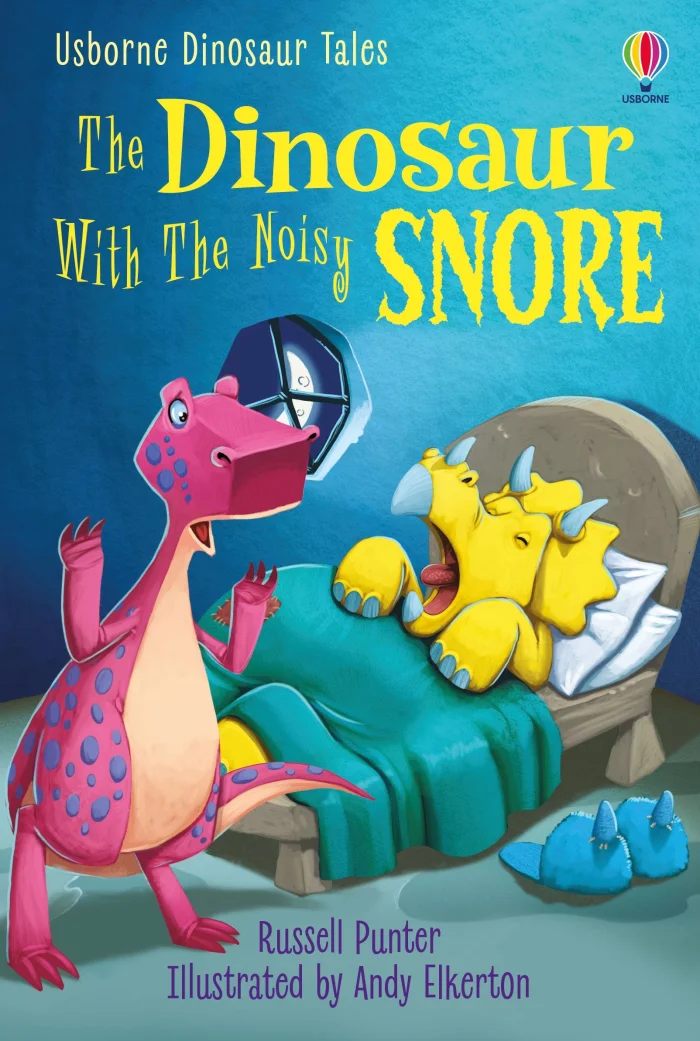 The Dinosaur With the Noisy Snore (L7), anglická kniha
