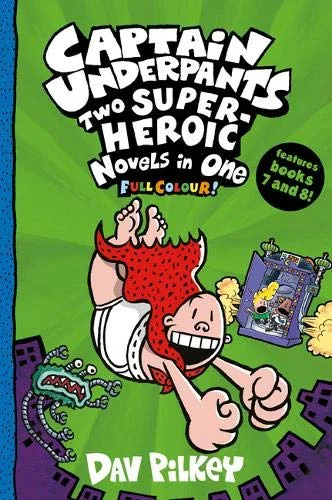 Two Super-Heroic Novels in One (Full Colour!) (7+8), anglická kniha