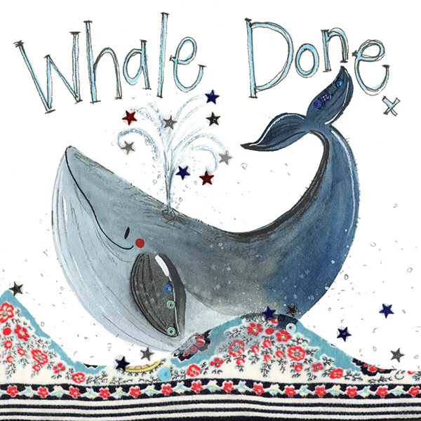 Whale Done Card W30, prianie