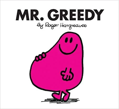 Mr. Greedy, anglická kniha