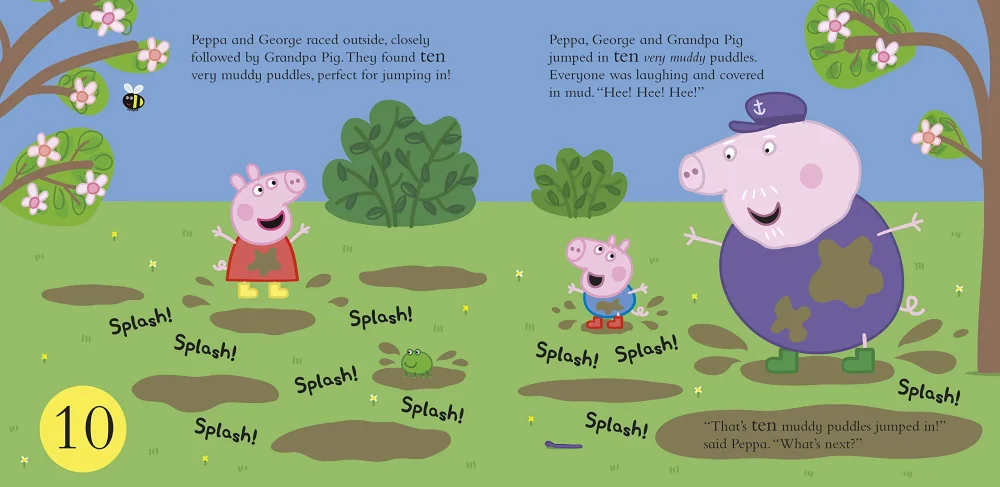 Peppa's Countdown to Bedtime, anglická kniha