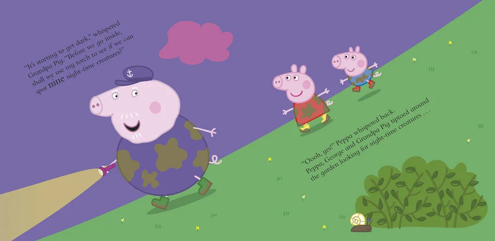 Peppa's Countdown to Bedtime, anglická kniha