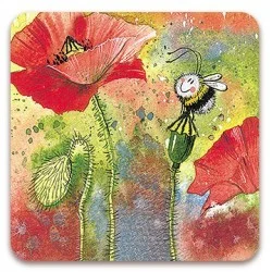 Poppy Bee Coaster C66, podložka pod pohár