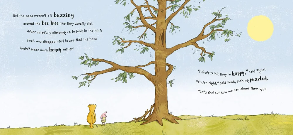 Winnie-the-Pooh: Helps the Bees!, anglická kniha