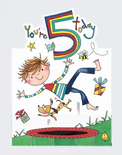 Age 5 Boy Trampoline (JEL22), prianie