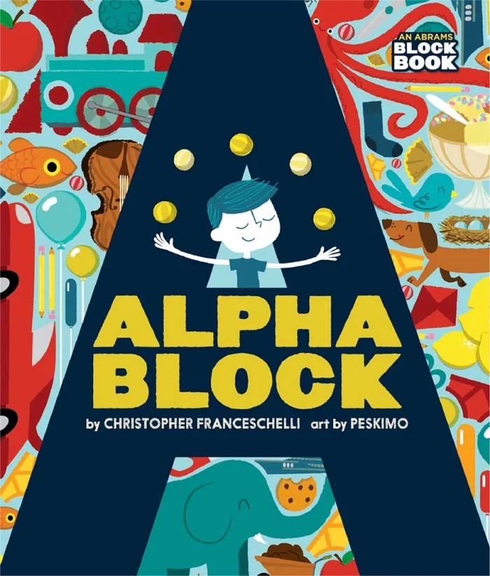 Alphablock, anglická kniha - leporelo