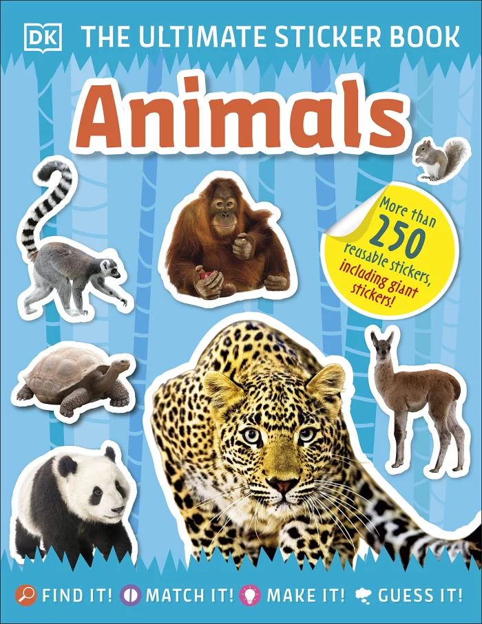 Animals Ultimate Sticker Book, nálepkový zošit