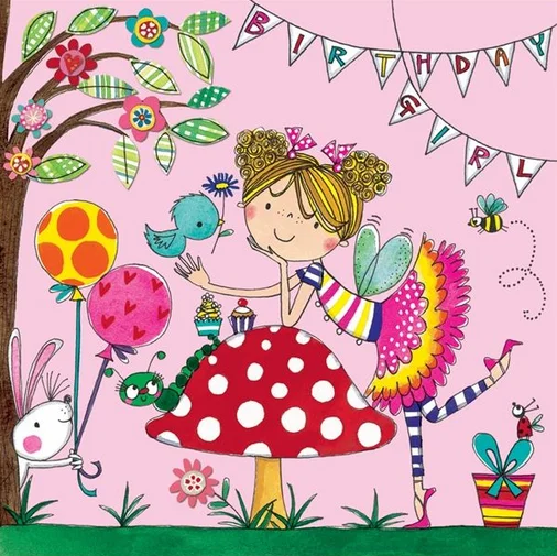 Birthday Girl Fairy & Animals (JIG47), prianie