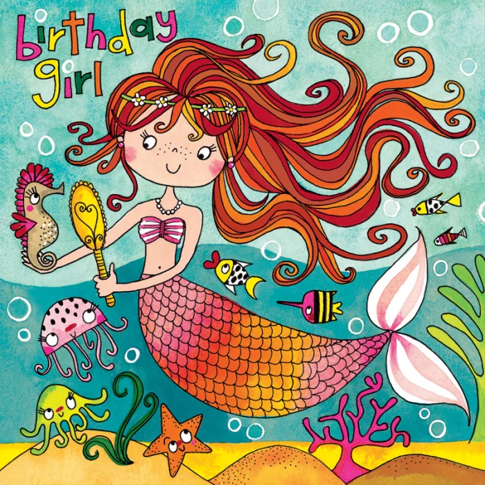 Birthday Girl Mermaid (JIG50), prianie