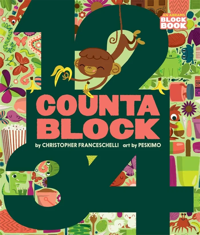 Countablock, anglická kniha - leporelo