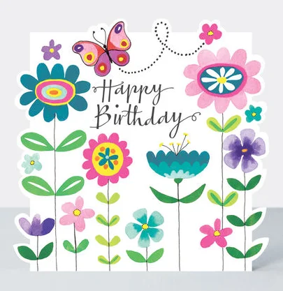 Flowers & Butterfly (CLOUD55), prianie
