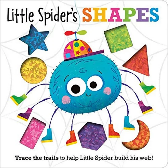 Little Spider's Shapes, anglická kniha - leporelo