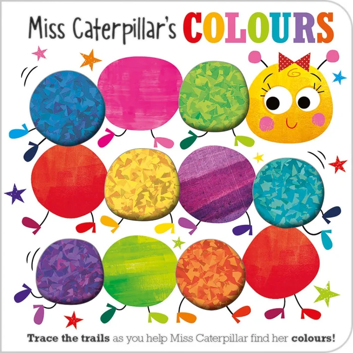 Miss Caterpillar's Colours, anglická kniha - leporelo