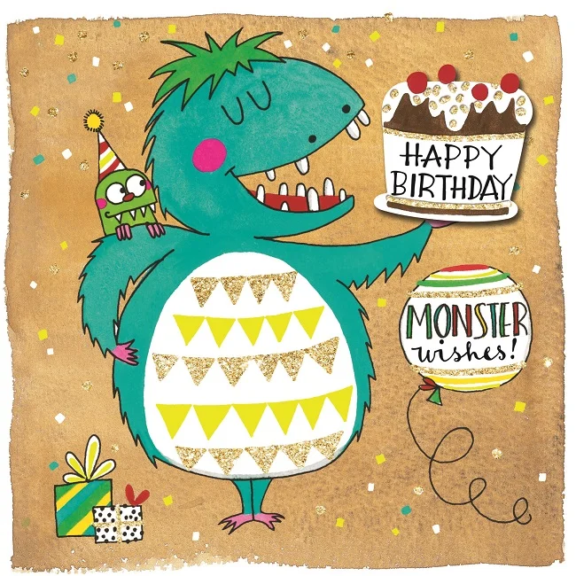 Monster Birthday Wishes (SCRIB16), prianie
