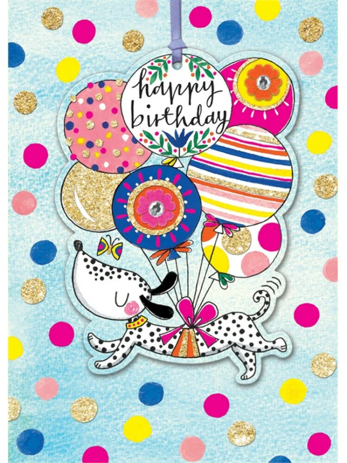 Spotty Dog & Balloons (MARG11), prianie