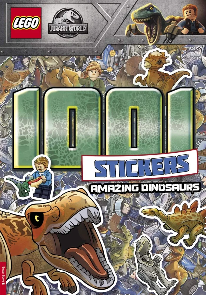 1001 Stickers: Amazing Dinosaurs, nálepkový zošit s aktivitami