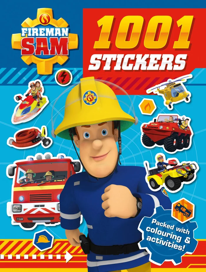 Fireman Sam: 1001 Stickers, nálepkový zošit s aktivitami