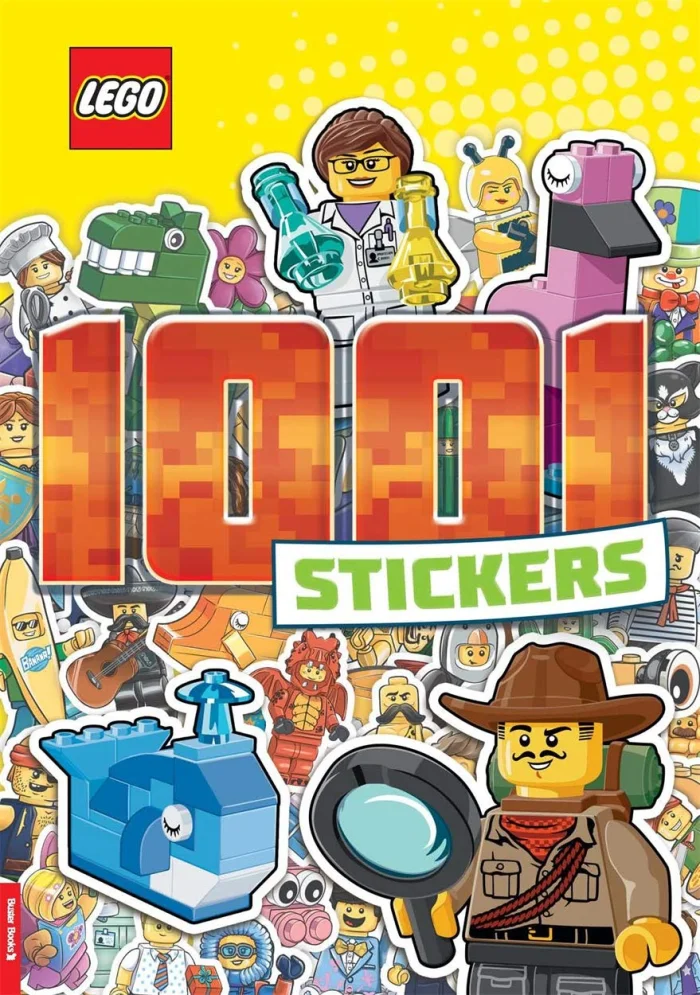 LEGO Iconic: 1001 Stickers, nálepkový zošit s aktivitami