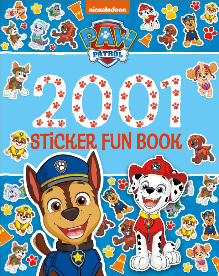 Paw Patrol 2001 Sticker Book, nálepkový zošit s aktivitami