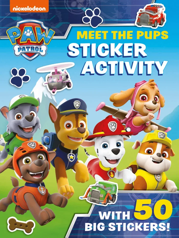 Paw Patrol: Meet the Pups Sticker Activity, nálepkový zošit s aktivitami
