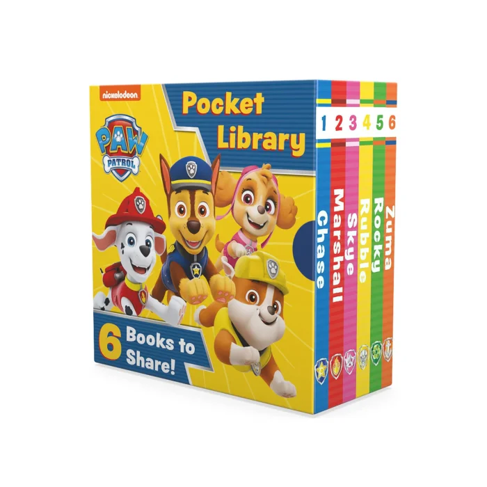 Paw Patrol Pocket Library, anglická kniha - leporelo