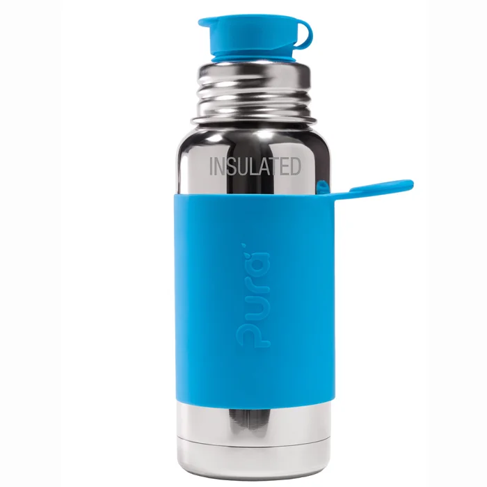 Pura® TERMO fľaša so športovým uzáverom 475ml (aqua), antikorová termofľaša