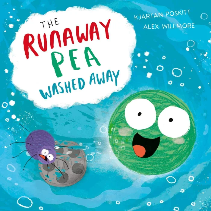 The Runaway Pea Washed Away, anglická kniha