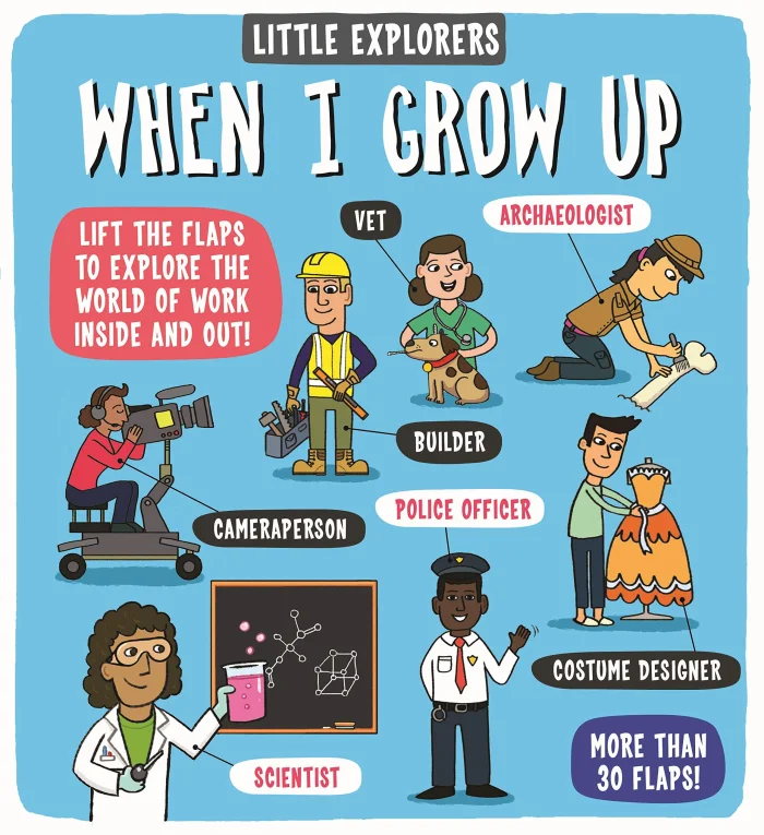 When I Grow Up, anglická kniha - leporelo