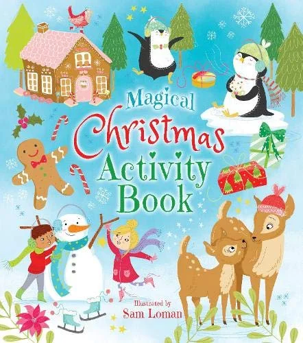 Magical Christmas Activity Book, anglická kniha s úlohami