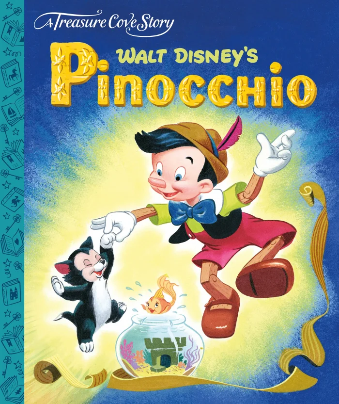 Pinocchio, anglická kniha