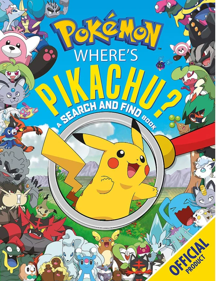 Where's Pikachu? A Search and Find Book, anglická kniha