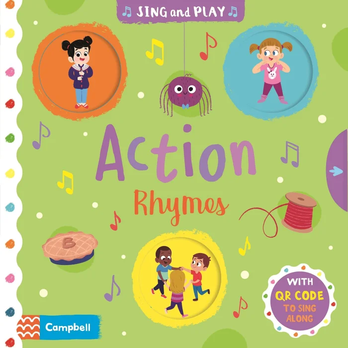 Action Rhymes, anglická kniha - leporelo