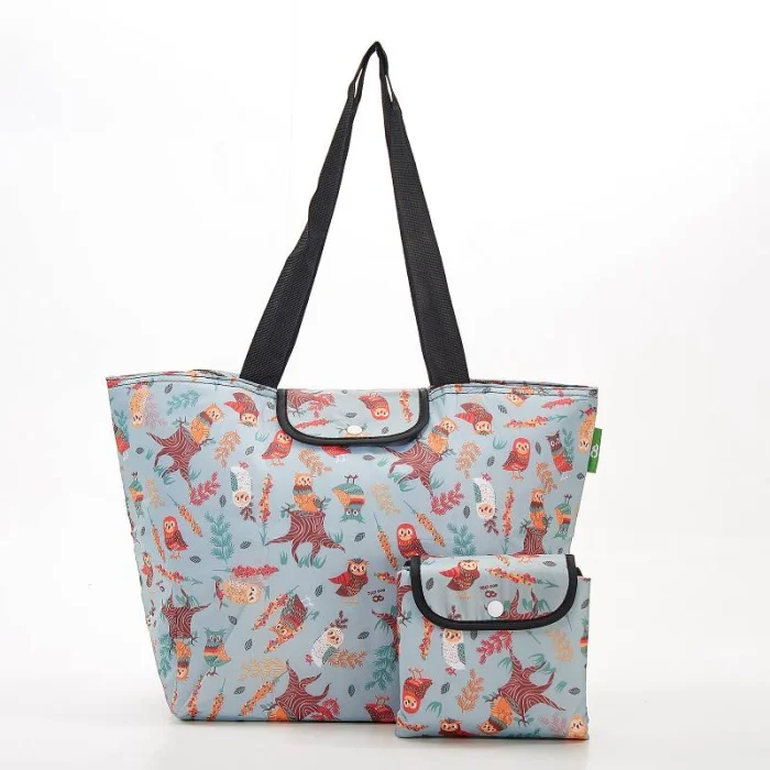 Blue Owl Large E03 - Foldable Large Cool Bag, veľká skladacia termotaška