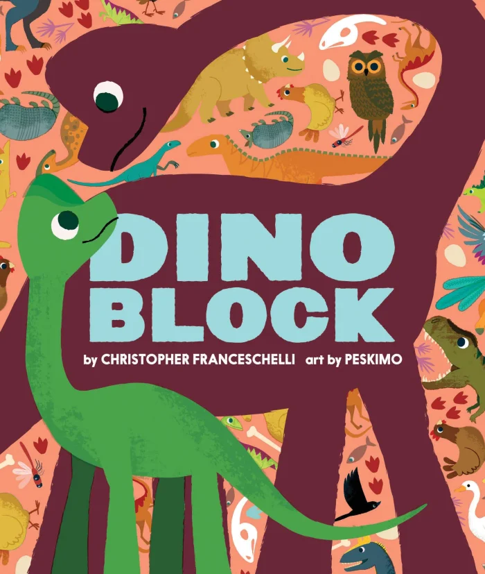 Dinoblock, anglická kniha - leporelo