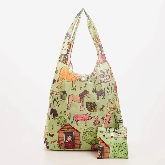 Green Farmland A38 - Foldable Shopper, skladacia nákupná taška