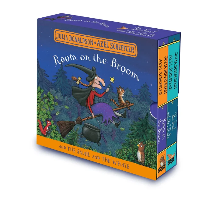 Room on the Broom and The Snail and the Whale Gift Slipcase, anglická kniha - leporelo