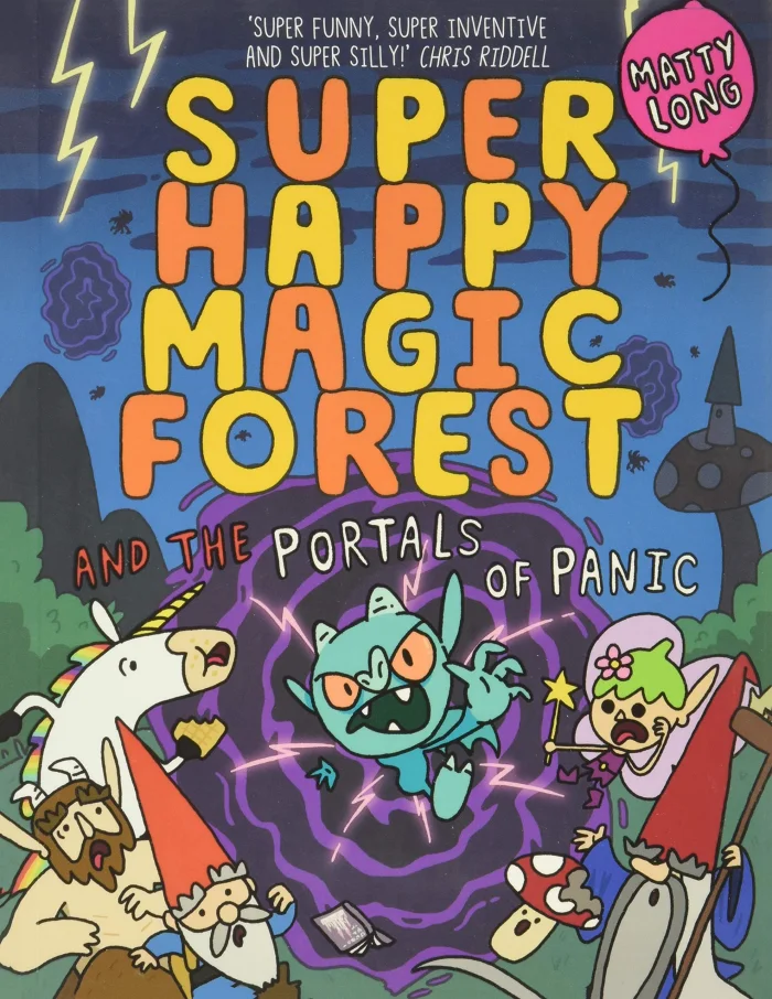 Super Happy Magic Forest and the Portals Of Panic, anglická kniha