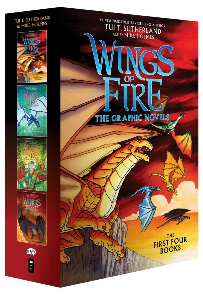 Wings of Fire Graphix Paperback Box Set (1-4), anglická kniha- komiks